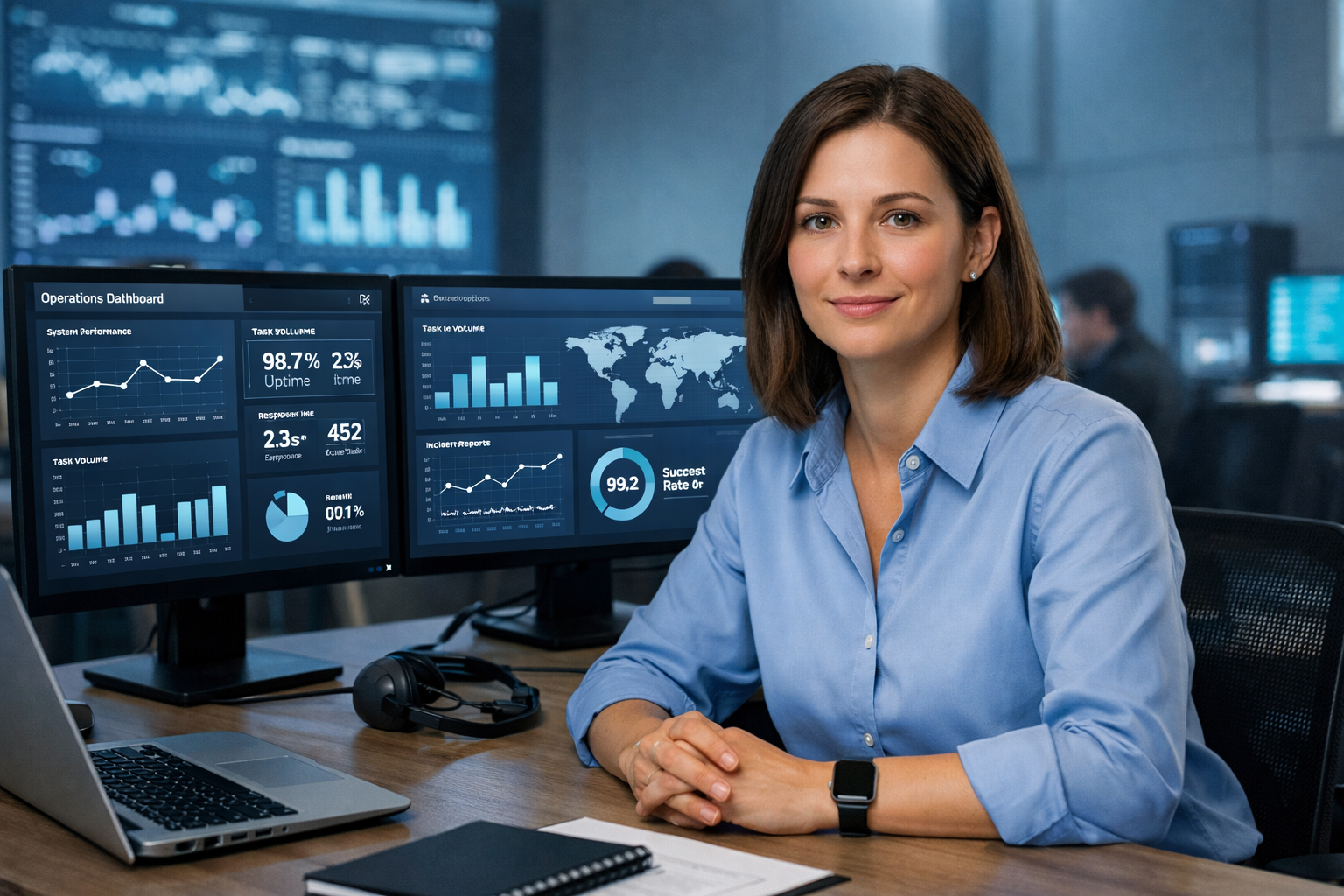 Calm ops lead with clear data